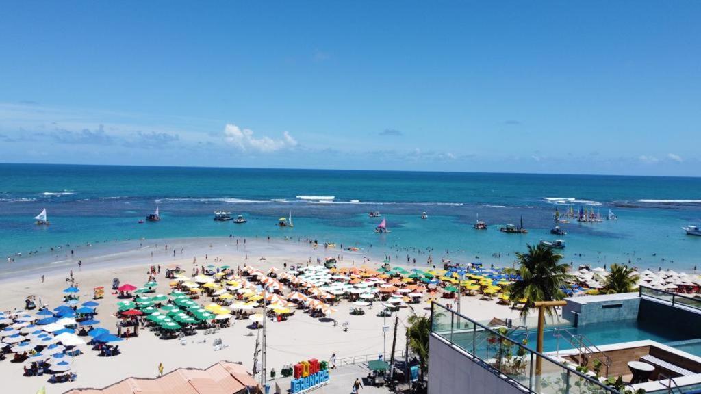 Flat Beira Mar Com Varanda Em Porto De Galinhas Exterior photo